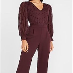 Burgundy Express Jumpsuit